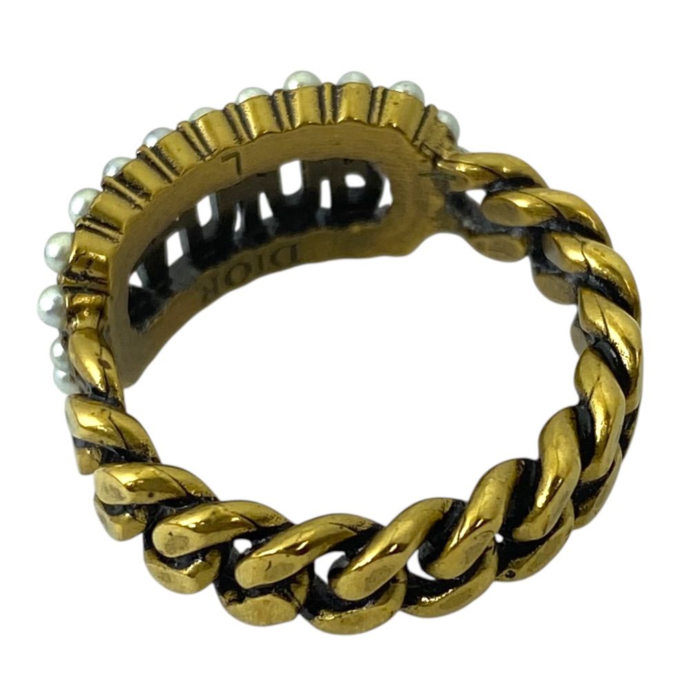 Dior J'adior Ring Metal Faux Pearl Gold Everyday Use Gorgeous Fashionable — view 8