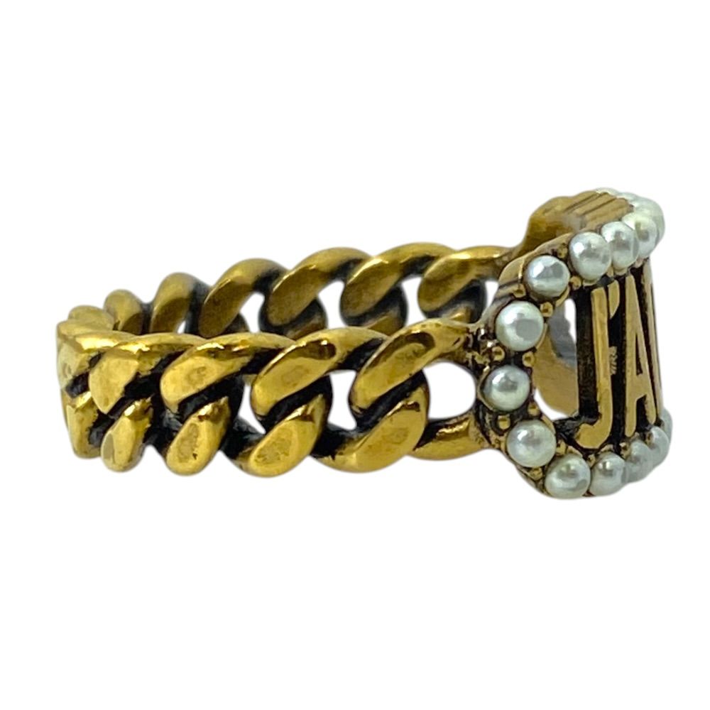 Dior J'adior Ring Metal Faux Pearl Gold Everyday Use Gorgeous Fashionable — view 4
