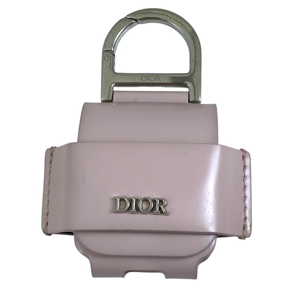 Dior Airpods Case Earphones Metal Leather Pink Everyday Use Going Out Practical
