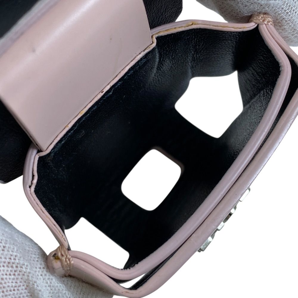 Dior Airpods Case Earphones Metal Leather Pink Everyday Use Going Out Practical — view 9