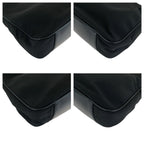 Gucci Bamboo Black Silver Nylon Leather 001 Shoulder — view 3
