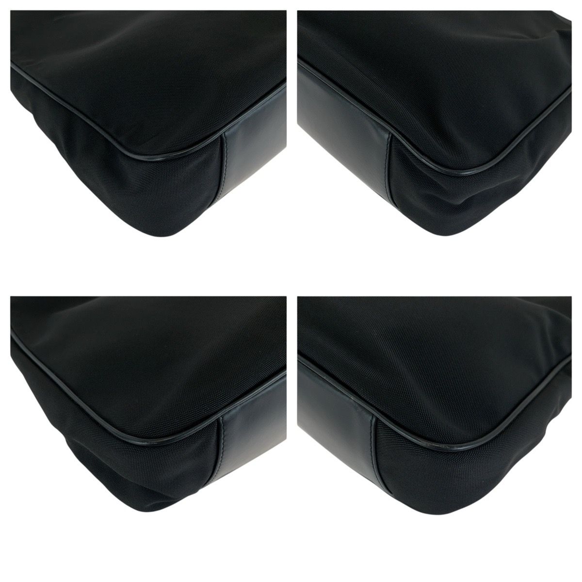 Gucci Bamboo Black Silver Nylon Leather 001 Shoulder — view 3