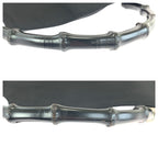 Gucci Bamboo Black Silver Nylon Leather 001 Shoulder — view 6