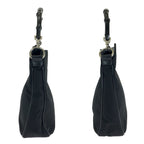 Gucci Bamboo Black Silver Nylon Leather 001 Shoulder — view 8