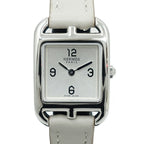 Hermes Capecod PM Mini Watch Silver Dial Quartz