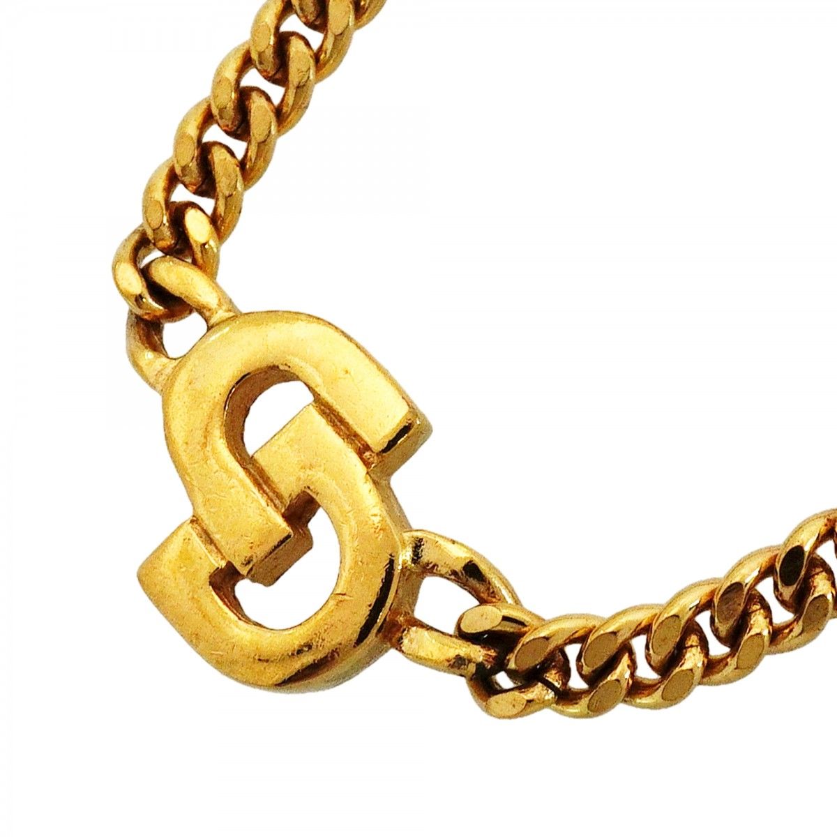 Dior Necklace CD Logo Gold Plated