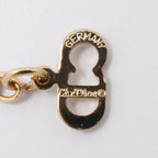 Dior Necklace CD Logo Gold Plated Rhinestone — view 5