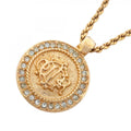 Dior Necklace Emblem Round