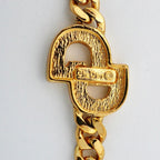 Dior Bracelet CD Logo Gold Plated Rhinestone — view 7