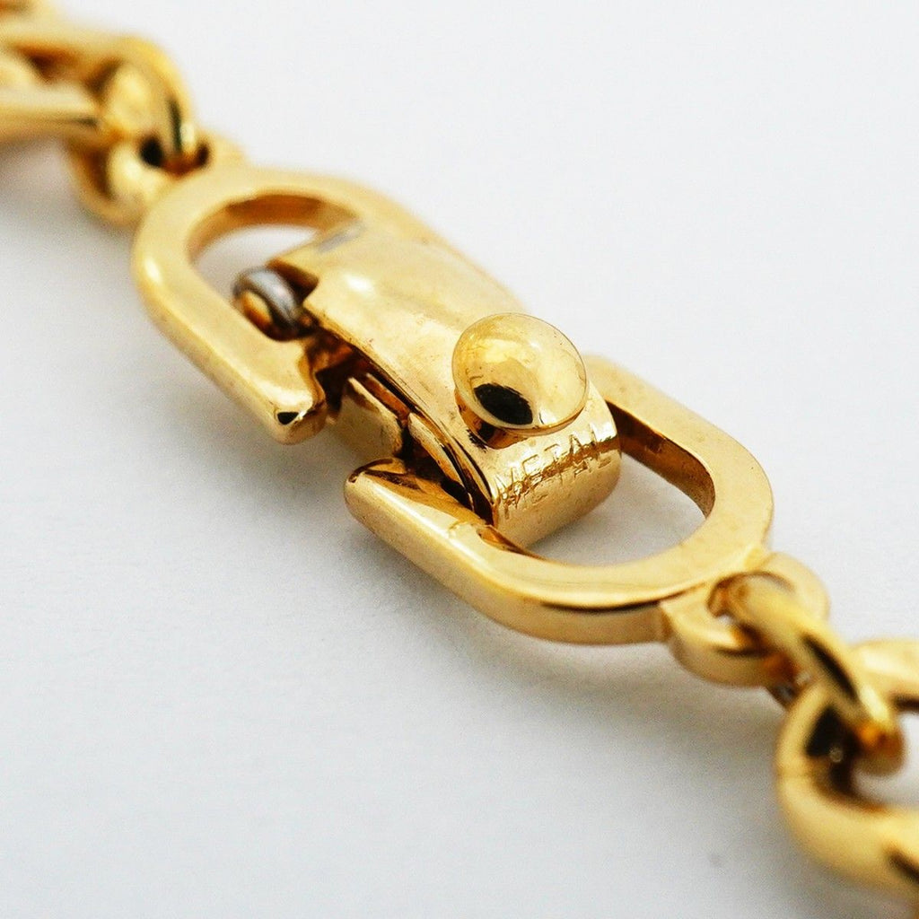 Dior Bracelet CD Logo Gold Plated Rhinestone — view 6
