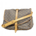 Louis Vuitton Shoulder Bag Monogram Saumur 35 Brown