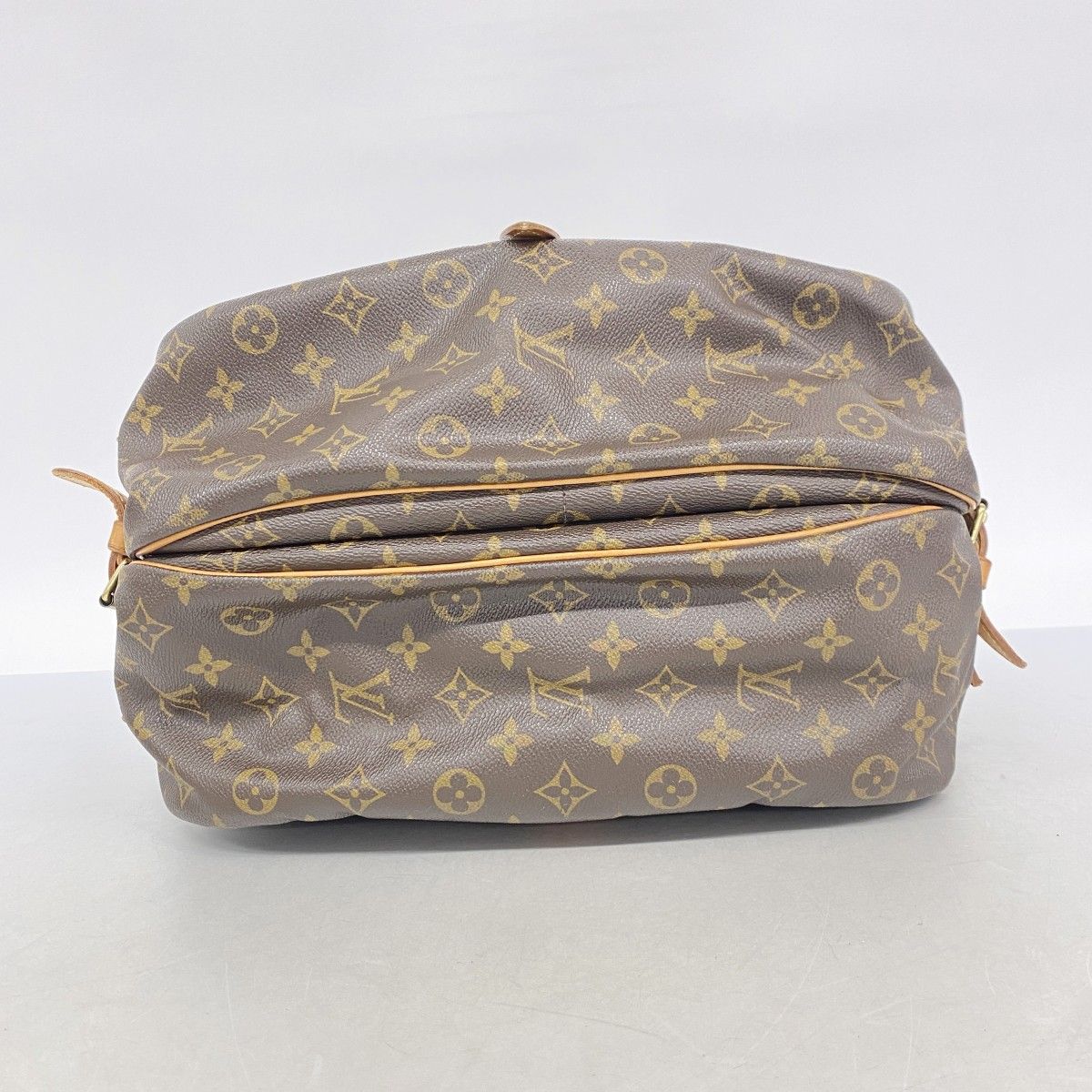 Louis Vuitton Shoulder Bag Monogram Saumur 35 Brown — view 3