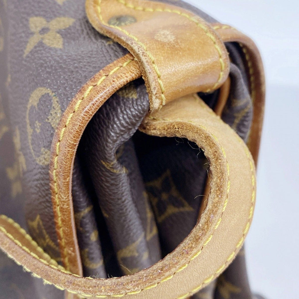 Louis Vuitton Shoulder Bag Monogram Saumur 35 Brown — view 7