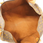 Louis Vuitton Boston Bag Monogram Keepall 55 Brown — view 4
