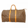 Louis Vuitton Boston Bag Monogram Keepall 55 Brown