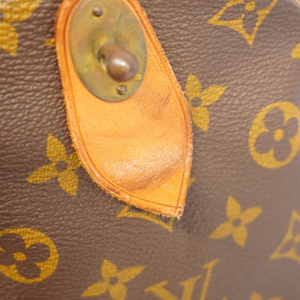 Louis Vuitton Boston Bag Monogram Keepall 55 Brown — view 9