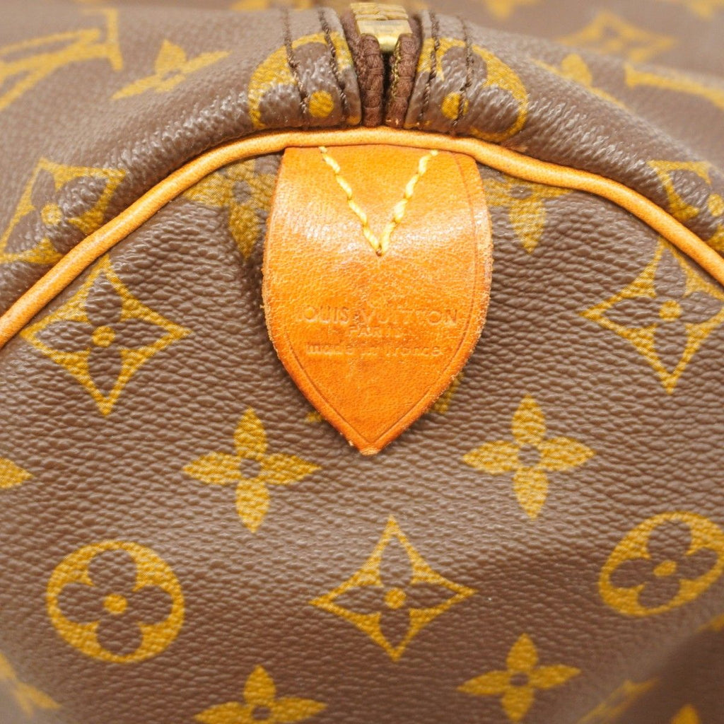 Louis Vuitton Boston Bag Monogram Keepall 55 Brown — view 5