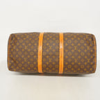 Louis Vuitton Boston Bag Monogram Keepall 55 Brown — view 3