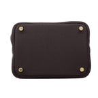 Hermes Handbag Picotin Lock PM Taurillon Clemence Pull Noir Gold — view 3
