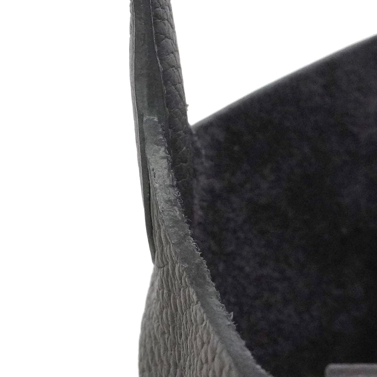Hermes Handbag Picotin Lock PM Taurillon Clemence Pull Noir Gold — view 7
