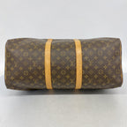Louis Vuitton Boston Bag Monogram Keepall 50 Brown — view 3