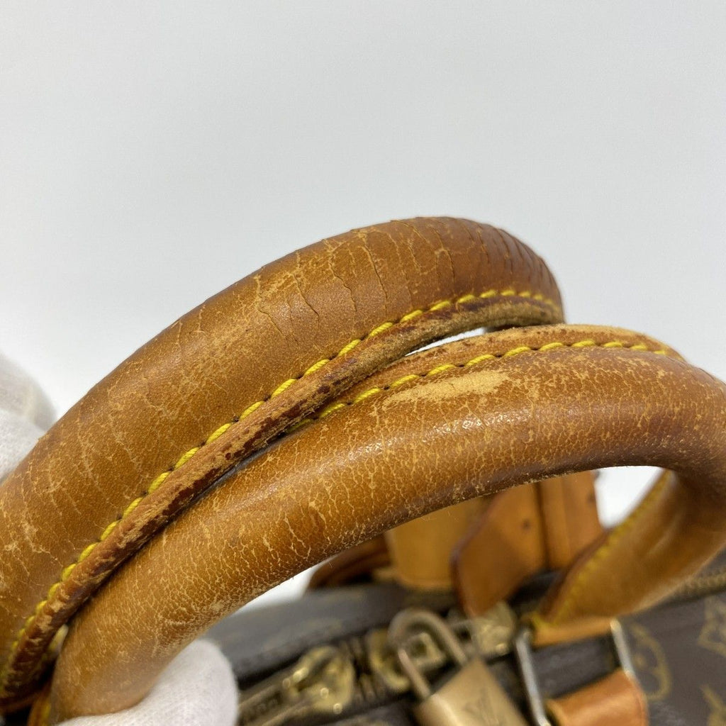 Louis Vuitton Boston Bag Monogram Keepall Bandouliere 45 Brown — view 9
