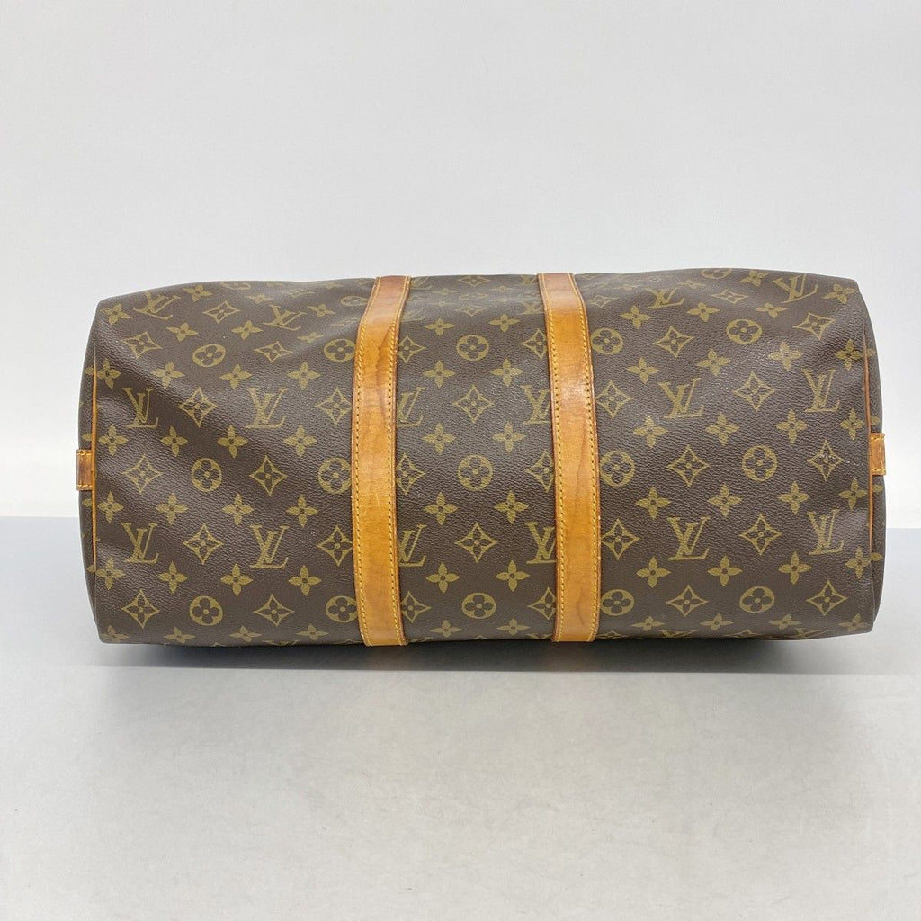 Louis Vuitton Boston Bag Monogram Keepall Bandouliere 45 Brown — view 3