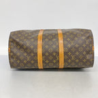 Louis Vuitton Boston Bag Monogram Keepall Bandouliere 45 Brown — view 3