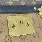 Louis Vuitton Shoulder Bag Monogram Reverse Trunk Clutch Brown — view 9