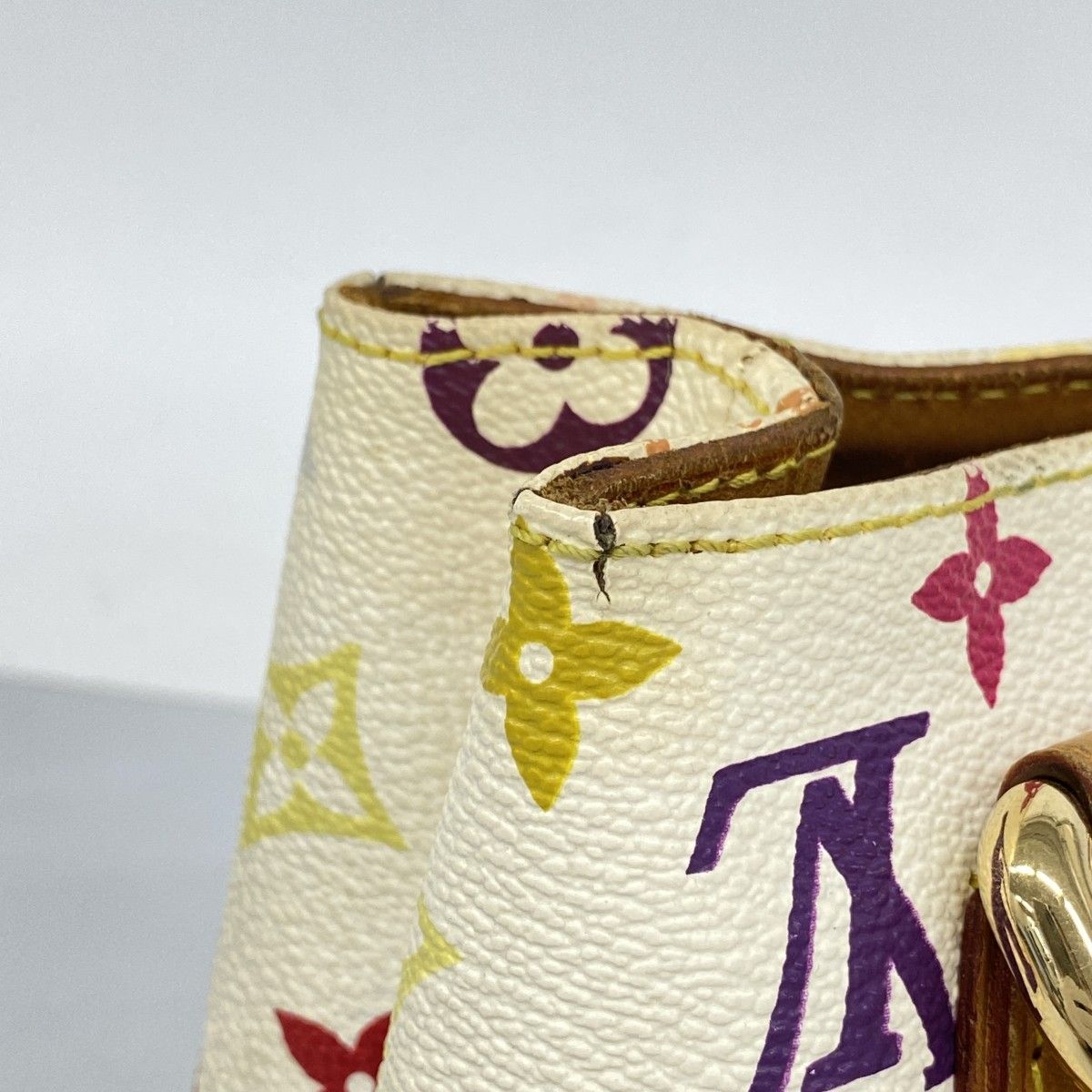 Louis Vuitton Handbag Monogram Multicolor Audra Blanc — view 7