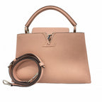 Louis Vuitton Handbag Taurillon Capucines MM Magnolia 2-Way