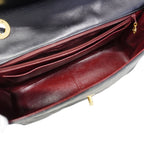 Chanel Shoulder Bag Deca Quilted Lambskin Black Gold — view 4