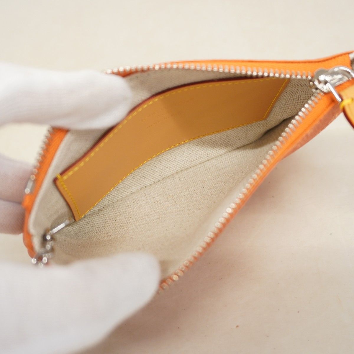 Louis Vuitton Coin Case Monogram Heritage Pochette Cles S Caramel — view 3
