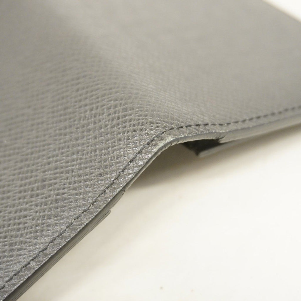 Louis Vuitton Long Bill Holder Taiga Portefeuille Noir Wallet — view 5
