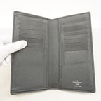 Louis Vuitton Long Bill Holder Taiga Portefeuille Noir Wallet — view 3