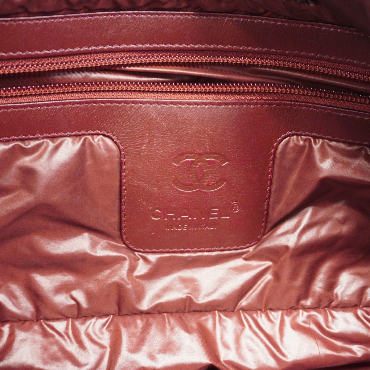 Chanel Tote Coco Cocoon Nylon Black Silver — view 5