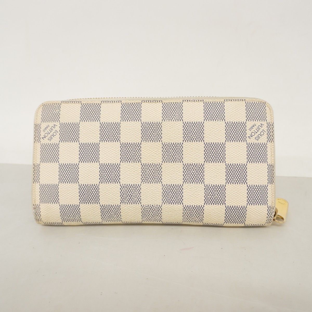 Louis Vuitton Wallet Damier Azur Zippy White — view 9