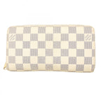 Louis Vuitton Wallet Damier Azur Zippy White