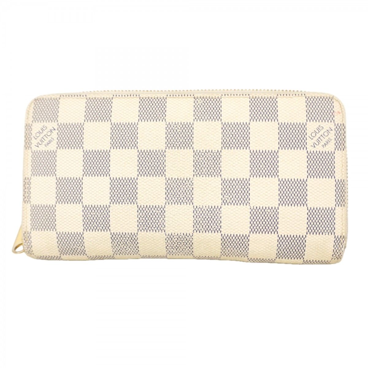 Louis Vuitton Wallet Damier Azur Zippy White