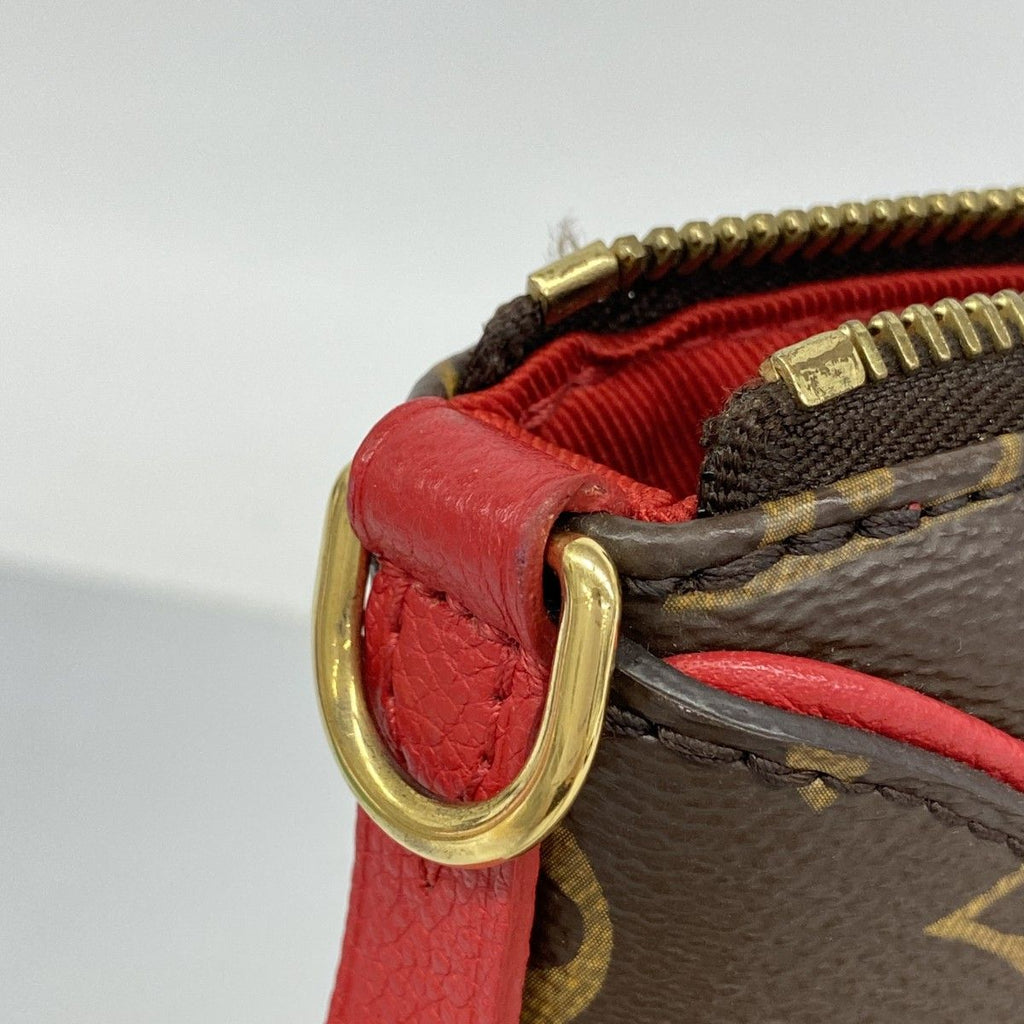 Louis Vuitton Handbag Monogram Tournelle PM Brown Cerise 2-Way — view 7