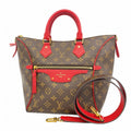 Louis Vuitton Handbag Monogram Tournelle PM Brown Cerise 2-Way