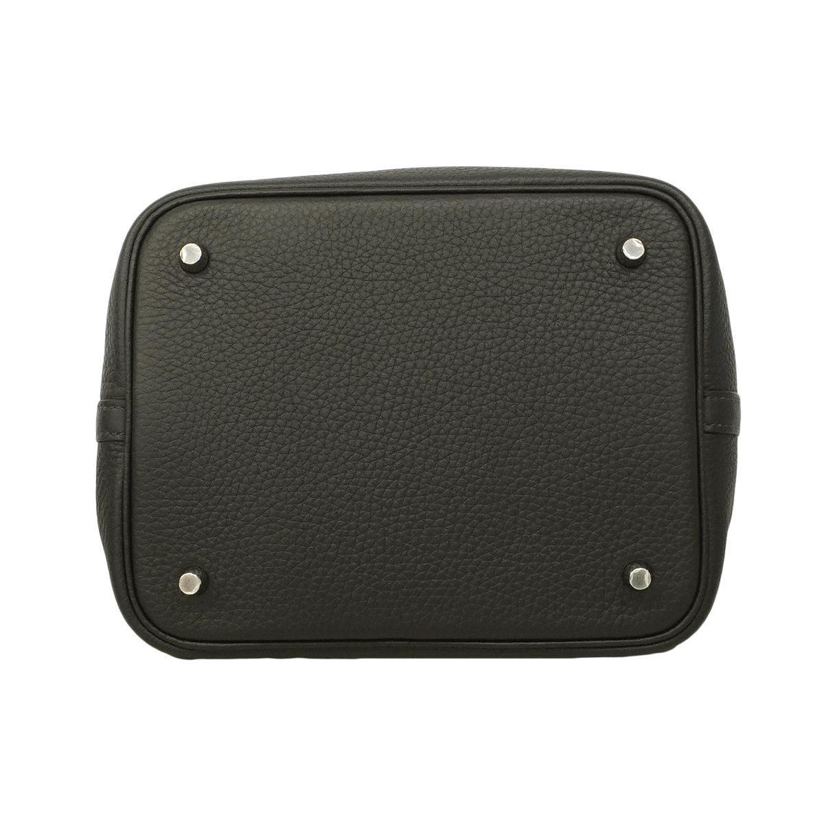 Hermes Handbag Picotin Lock MM Taurillon Clemence Caviar Silver — view 3