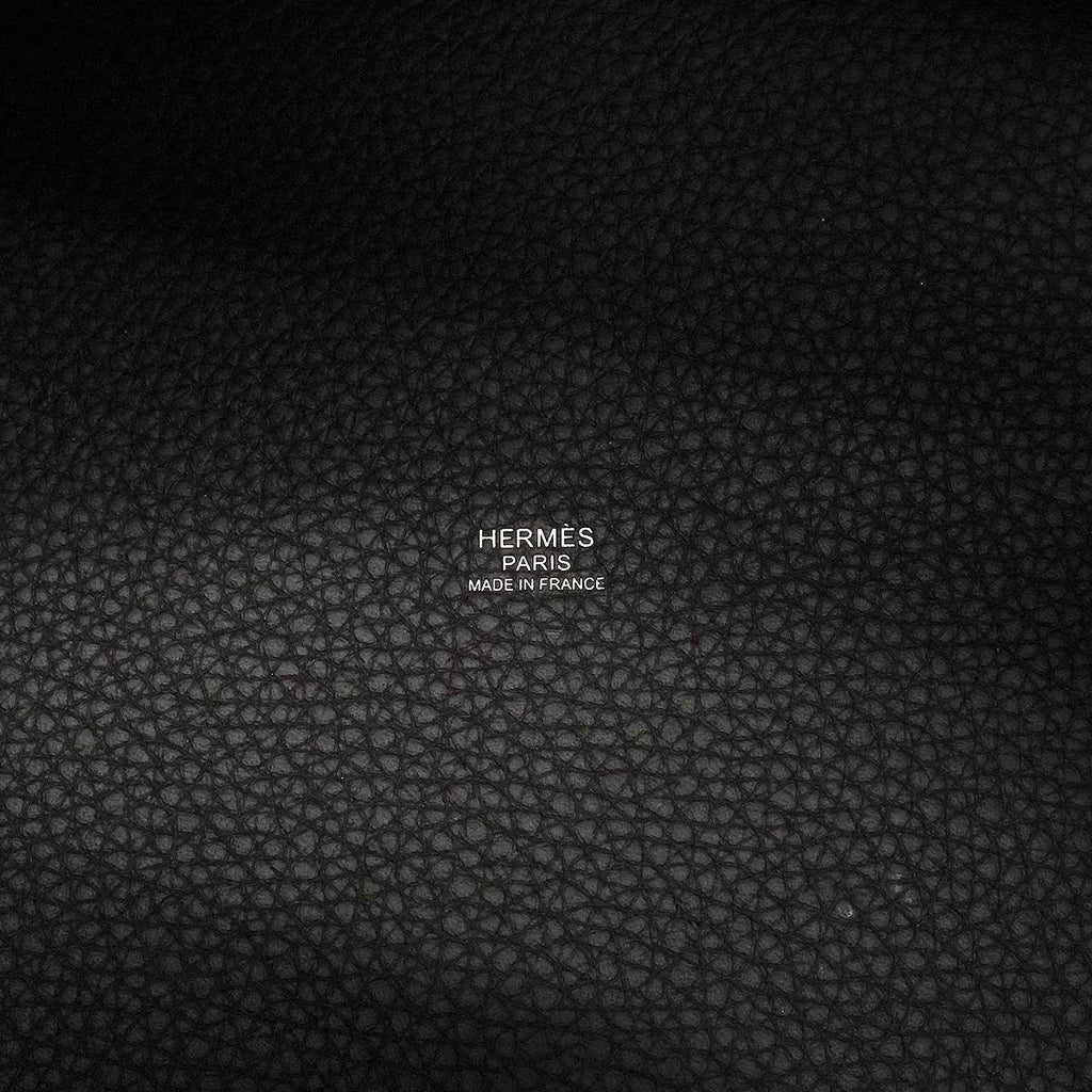 Hermes Handbag Picotin Lock MM Taurillon Clemence Caviar Silver — view 5