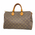 Louis Vuitton Handbag Monogram Speedy 35 Brown