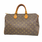 Louis Vuitton Handbag Monogram Speedy 35 Brown