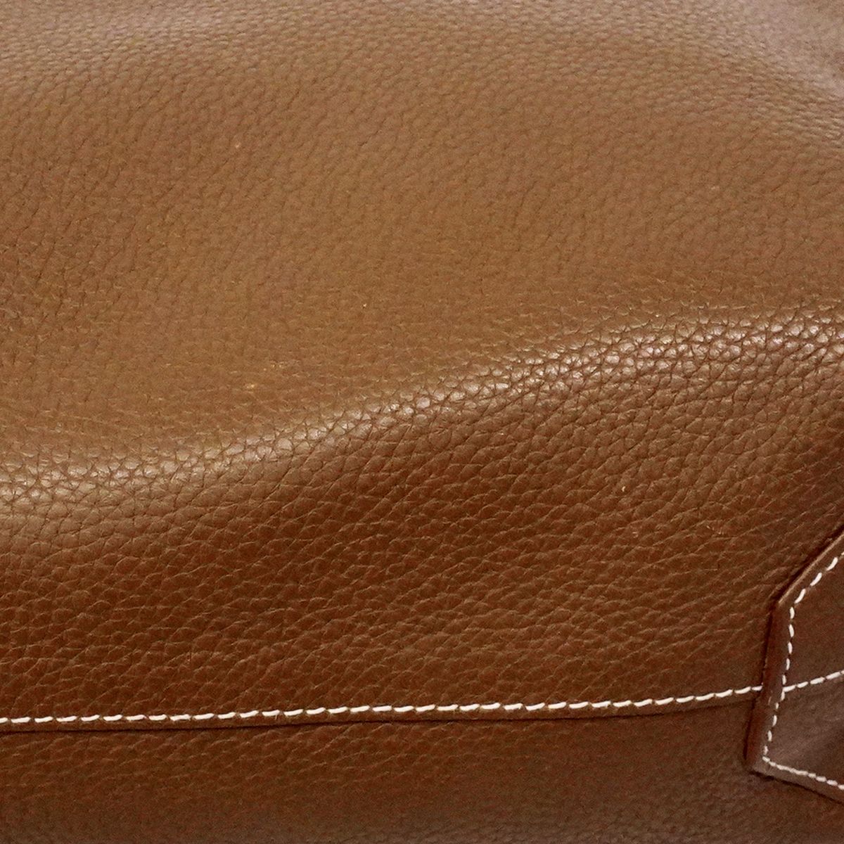 Hermes Tote Double Sens 36 Taurillon Clemence Tosca Brown Silver — view 9