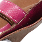 Hermes Tote Double Sens 36 Taurillon Clemence Tosca Brown Silver — view 6