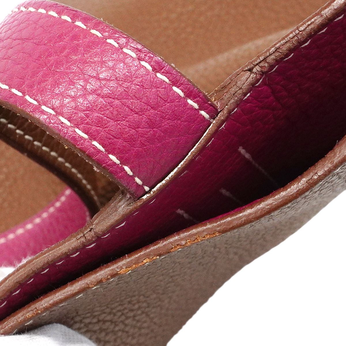 Hermes Tote Double Sens 36 Taurillon Clemence Tosca Brown Silver — view 6