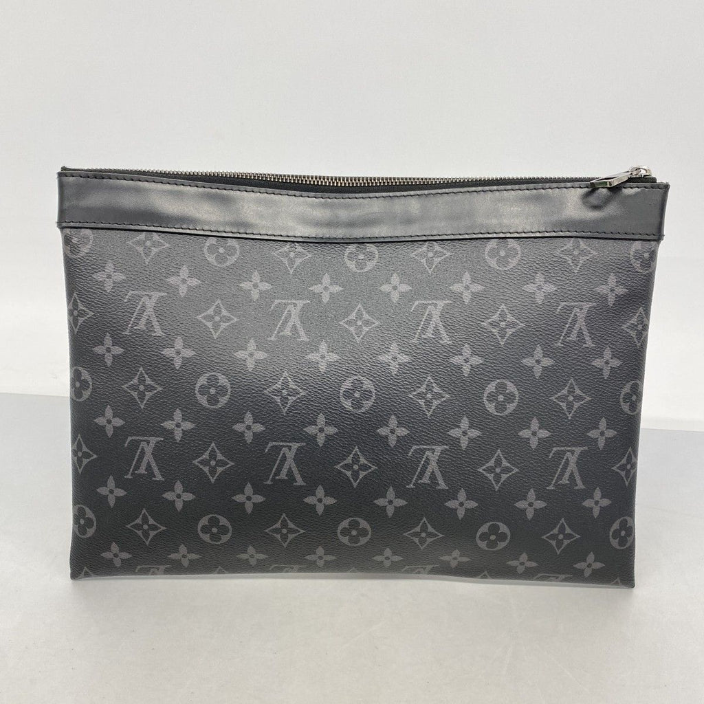 Louis Vuitton Clutch Monogram Eclipse Pochette Discovery Black — view 8