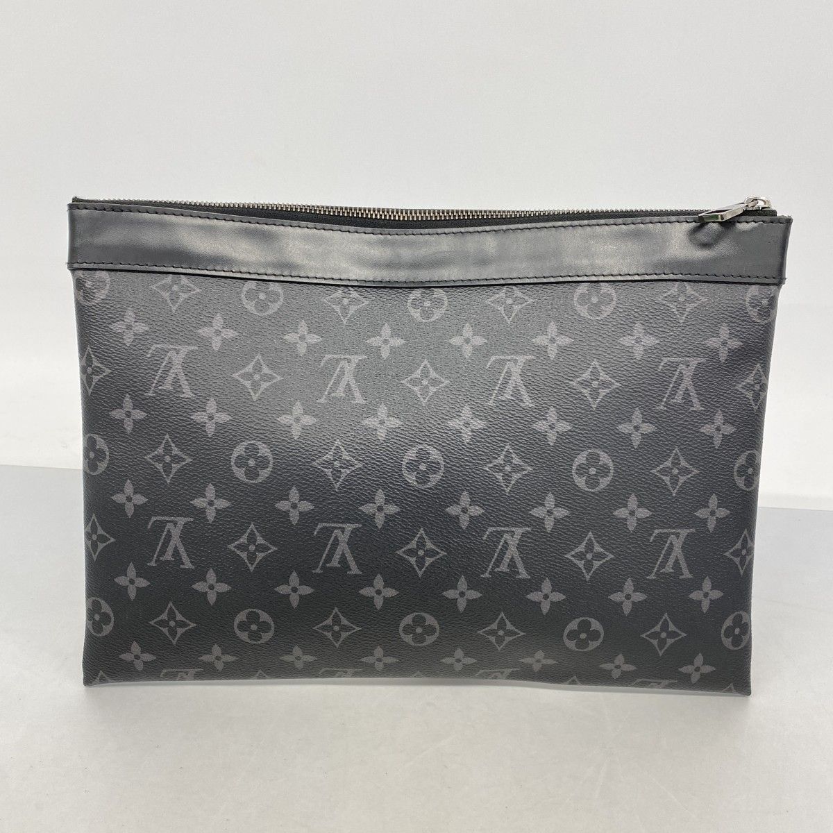 Louis Vuitton Clutch Monogram Eclipse Pochette Discovery Black — view 8